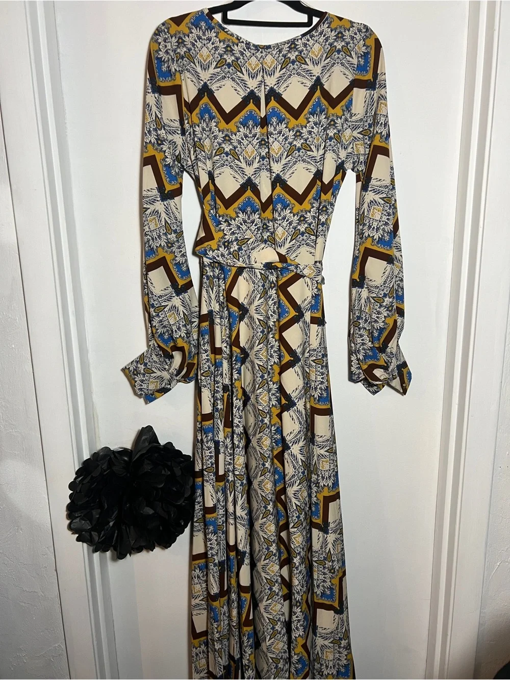Anthropologie Flounces Maxi Dress